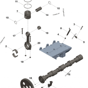 Kit Cil. (1 Boca) A Partir 2000 Para Motor Cummins 6CT 8.3L – Código 3357777